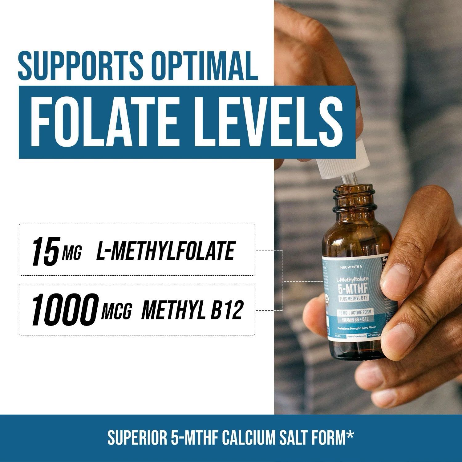 Methylfolate vitamin B12